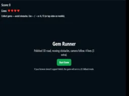 Gem Runner