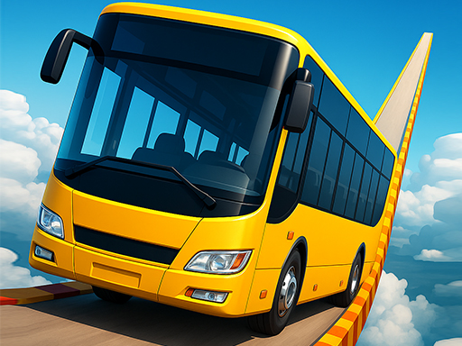 Sky Bus Mega Ramp Drive browser game