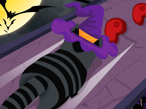 Halloween Run Cat Evolution browser game