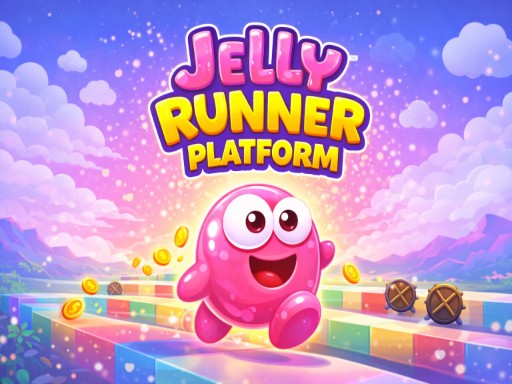 Jelly runner platform browser game