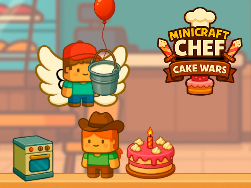 Minicraft Chef Cake Wars browser game