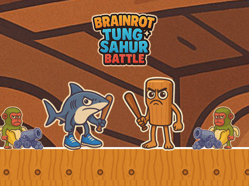 Brainrot Tung Sahur Battle browser game