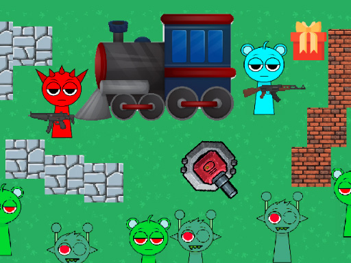 Sprunki Dead Rails browser game
