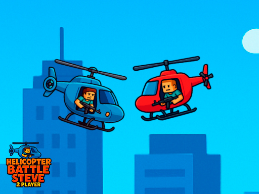 Helicopter Battle Steve 2 Player browser game