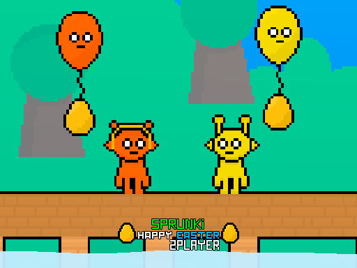 Sprunki Happy Easter 2Player browser game