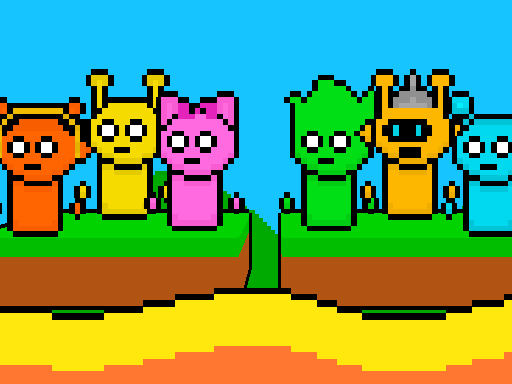 Sprunki Lava Escape 2Player browser game