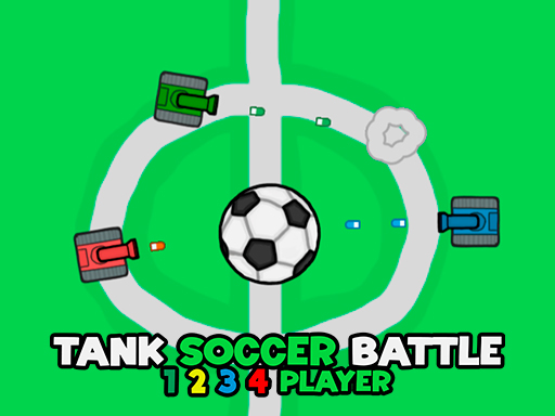 Tank Soccer Battle 1 2 3 4 Player browser game
