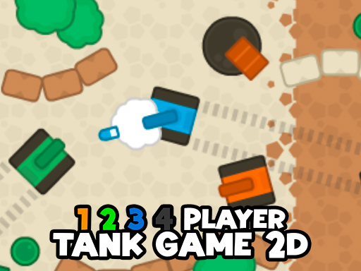 1 2 3 4 Player Tank Game 2D browser game