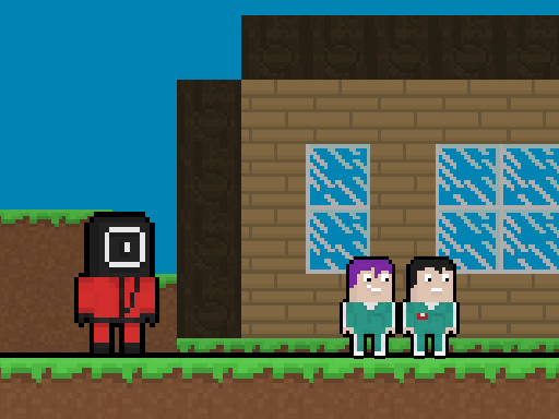 Squid Escape But Blockworld browser game
