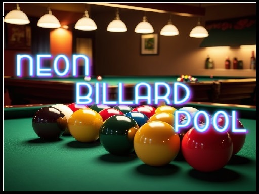 Neon Billard Pool browser game