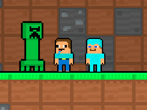 Noob and Pro Monster School browser game