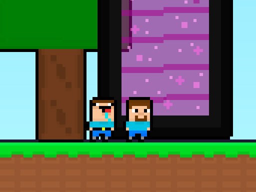 Noob vs Pro Super Hero browser game