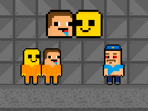 Obby and Noob Barry Prison browser game