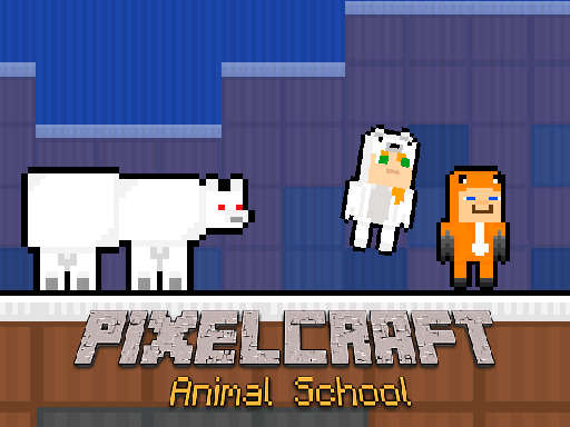 PixelCraft Animal School browser game