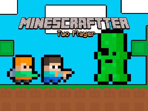 Minescraftter Two Player browser game