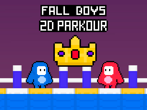 Fall Boys 2D Parkour browser game
