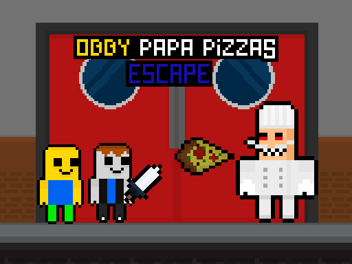 Obby Papa Pizzas Escape browser game