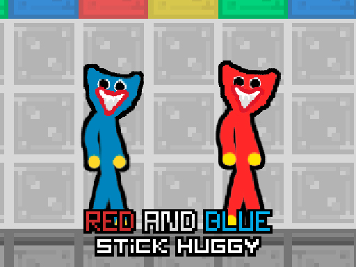 Red and Blue Stick Huggy browser game