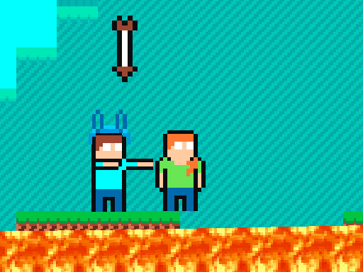 Pixel Battle Upward browser game