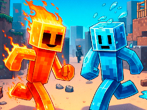 Fire and Water Stickman browser game