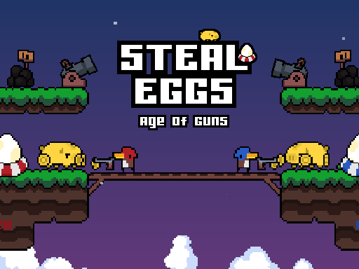 Steal Eggs: Age of Guns browser game
