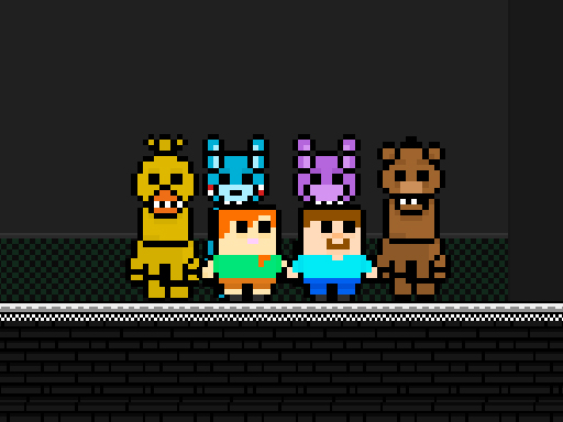 Steve and Alex vs Fnaf browser game
