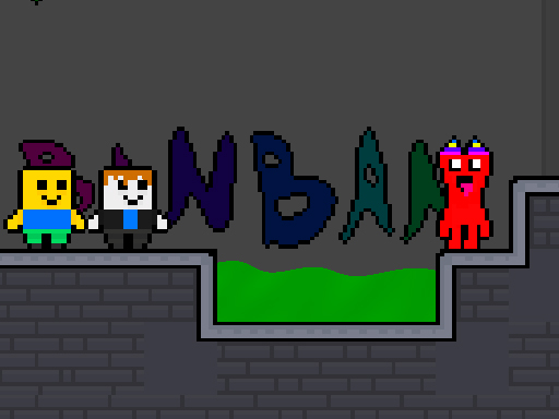 NoobLox vs Garten 2 Player browser game