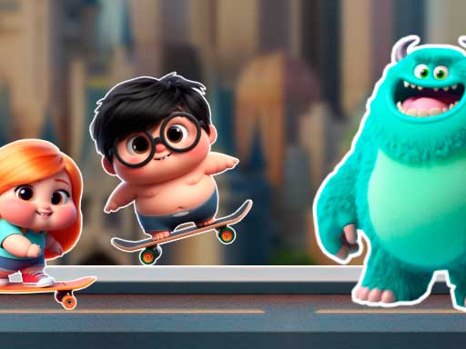 Mien and Bugr Skate browser game