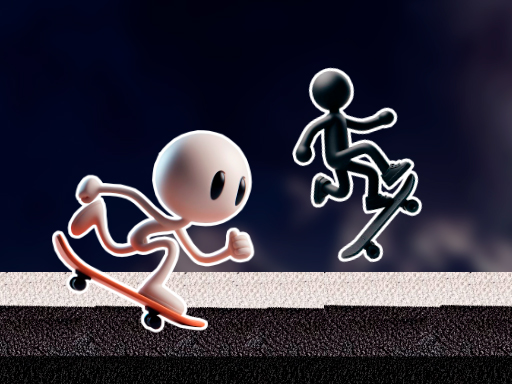 Black and White Stickman browser game