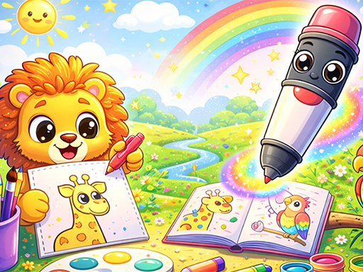Magic Coloring Book for Little Artists browser game