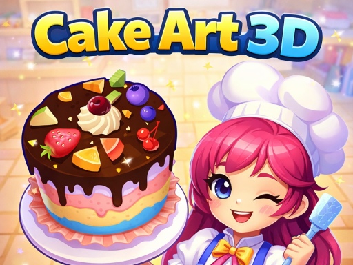 Cake Art 3D browser game