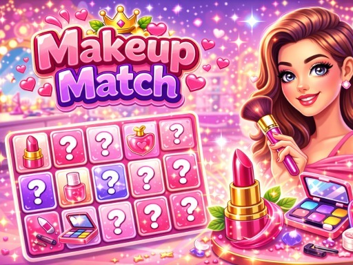Makeup Match Memory Beauty browser game