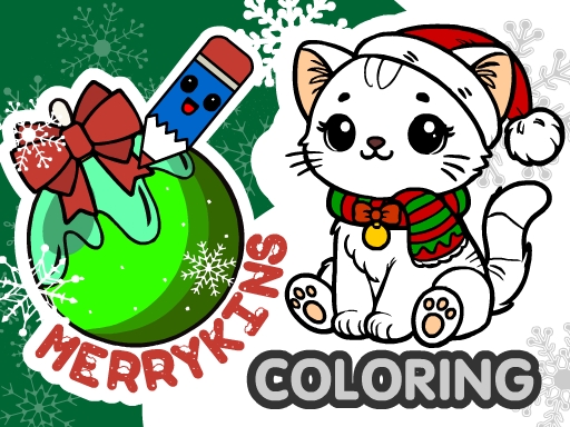 MerryKins Coloring browser game