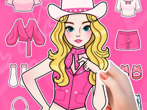 Paper Doll Makeover Dress Up browser game