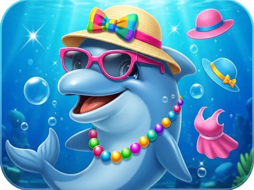 Dolphin Dress Up browser game