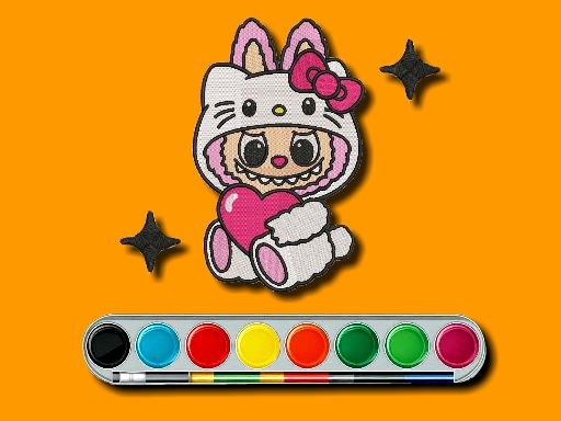 Labubu Coloring Adventure browser game