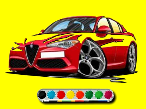 Alfa Romeo Coloring browser game