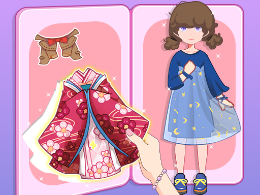 Amazing Paper Doll Diary browser game