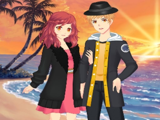 Couple Anime Dresser browser game