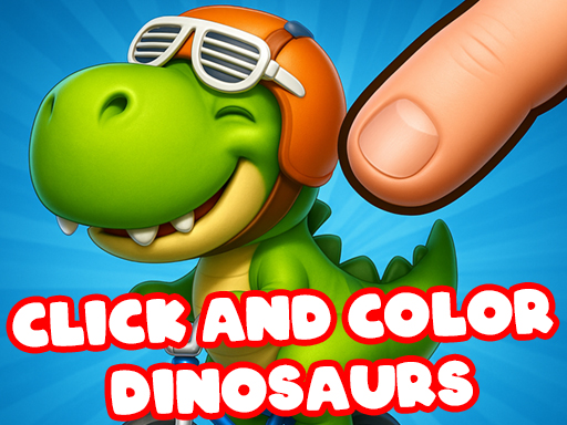 Click And Colors Dinosaurs browser game