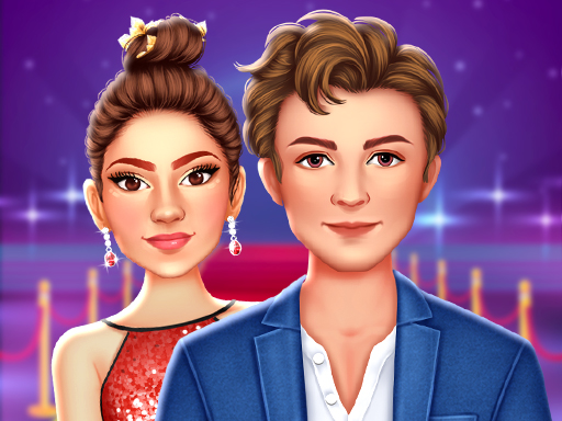Celebrity Couple Red Carpet Fashion browser game