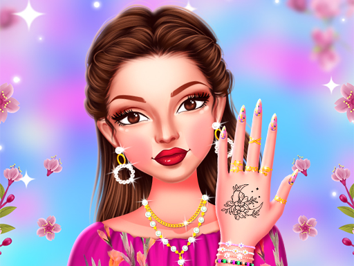 Celebrity Spring Manicure Design browser game