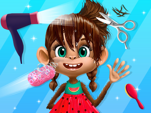Super Star Animal Salon browser game
