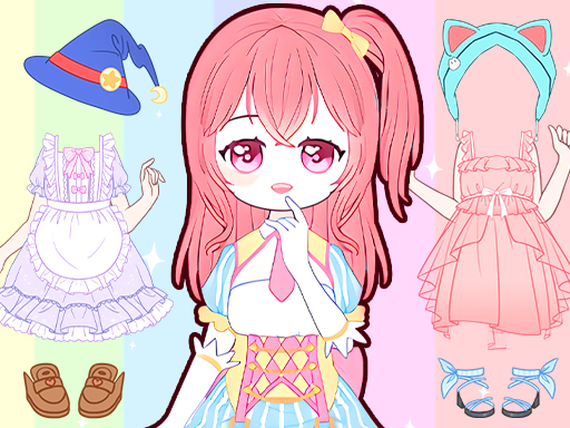 Candy Doll Dress Up browser game