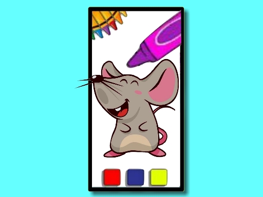 Funny Mouse Coloring Time browser game