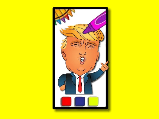 Trump Coloring Time browser game