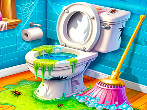 Sweet Baby Clean House browser game