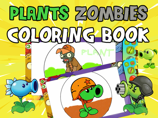 Plants vs Zombies Coloring browser game