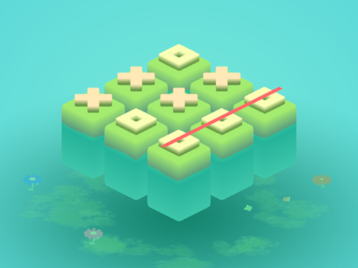 Tic Tac Toe Match Three browser game
