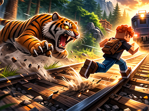Running From A Hungry Tiger browser game